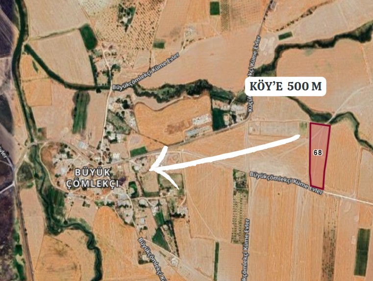 ŞANLIURFA KARAKÖPRÜ ÇÖMLEKÇİ KÖYÜ’NDE 11.000 M²  SULU TARLA SATILIKTIR - ŞANLIURFA KARAKÖPRÜ fotoğraf 7